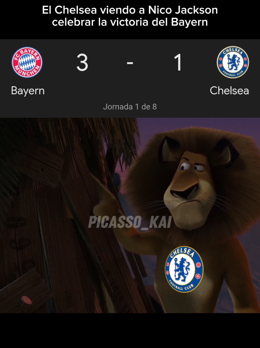 Cállate Garnacho 😒😅⚽️ | NO COPYRIGHT INTENDED | #football #championsleague #chelsea #bayern #nicolasjackson 