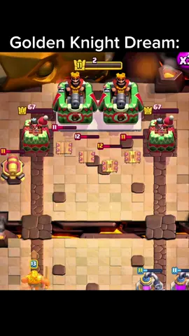 Golden Knight Dream #clashroyale 