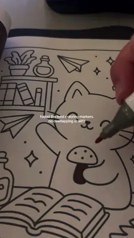 just me and my coloring book. #coloring #coloringmarkers #acrylicmarkers #art 