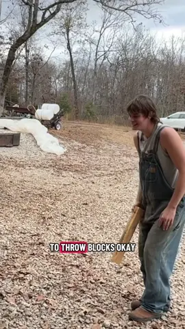 When the block has other plans #fail #Funny #Accident #Throwing #FarmLife     