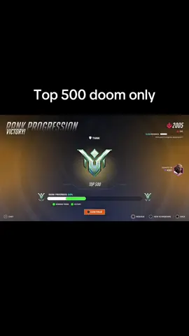 Road to gm next🫡 #overwatch2 #ow2clips #doomfist 
