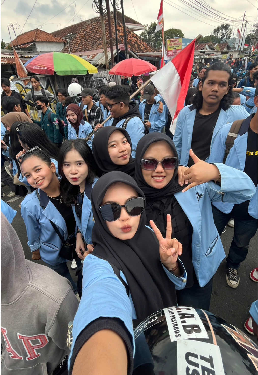 #demo #lampung #ramai 