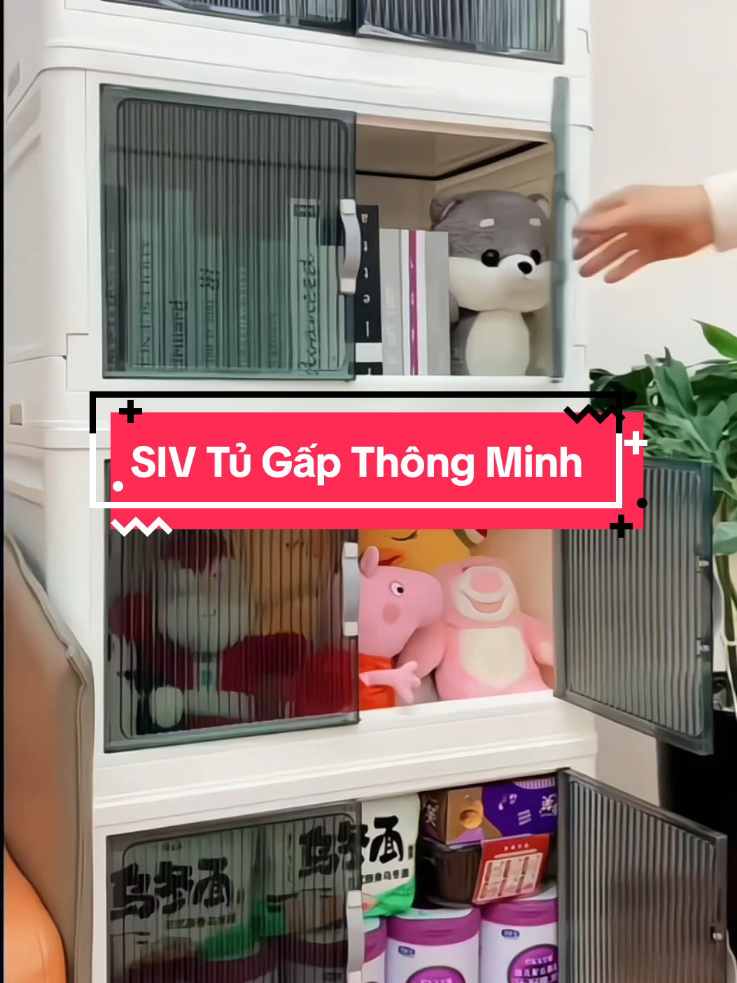 【Rộng 40/50 CM】SIV Tủ Gấp Thông Minh#giadungtienich #tu #tunhuagapgon #tugapgonthongminh #tugapgon 