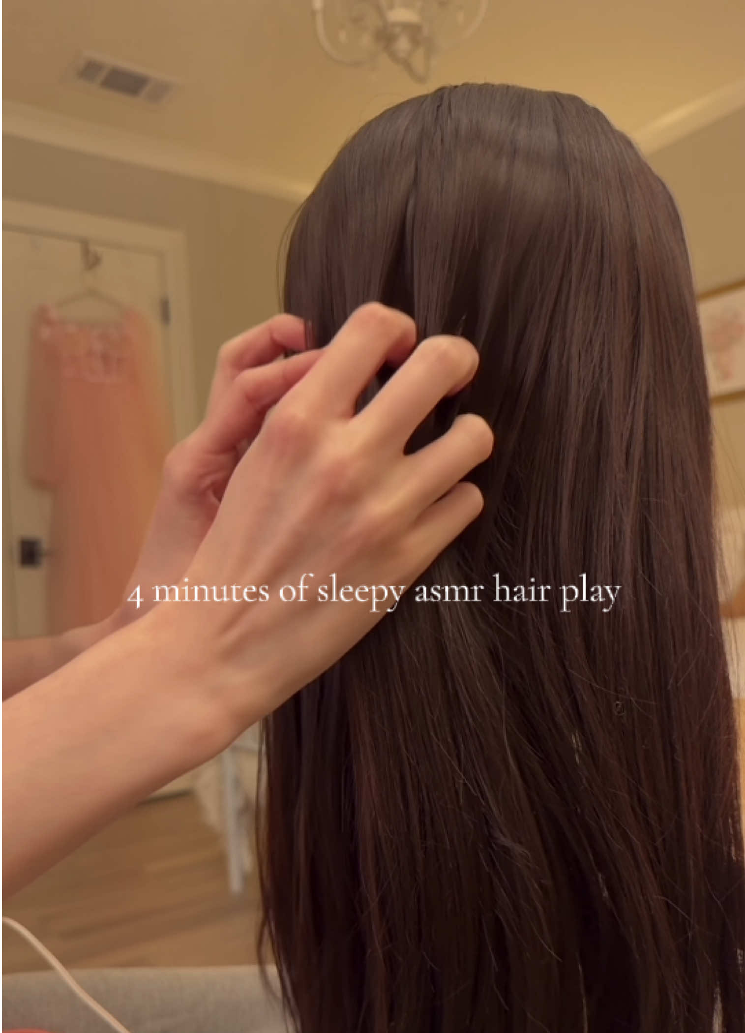 goodnight😴 • • • • #asmr #asmrnotalking #notalkingasmr #sleepaid asmr hair play mannequin, no talking asmr for sleep, sleep aid