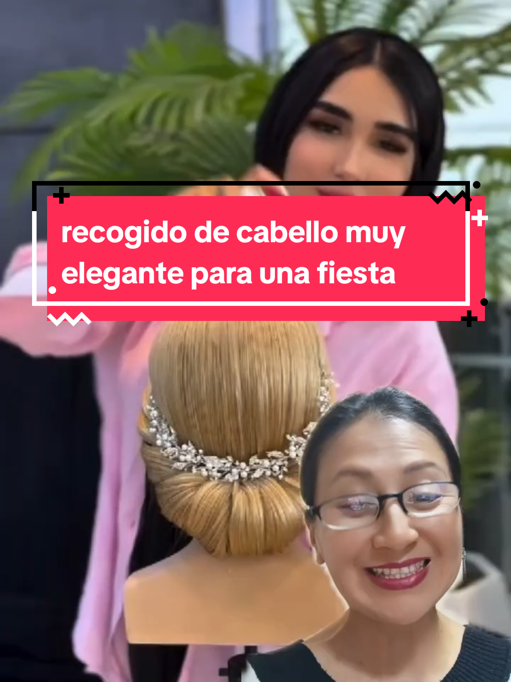 recogido de cabello muy elegante para una fiesta  #videosvirales #reelsfypシ #peinados 