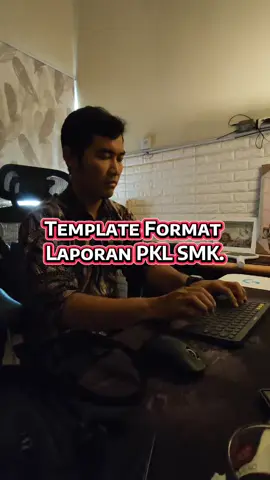 Template Format Laporan PKL SMK. #pkl #smk #format #template #laporan 