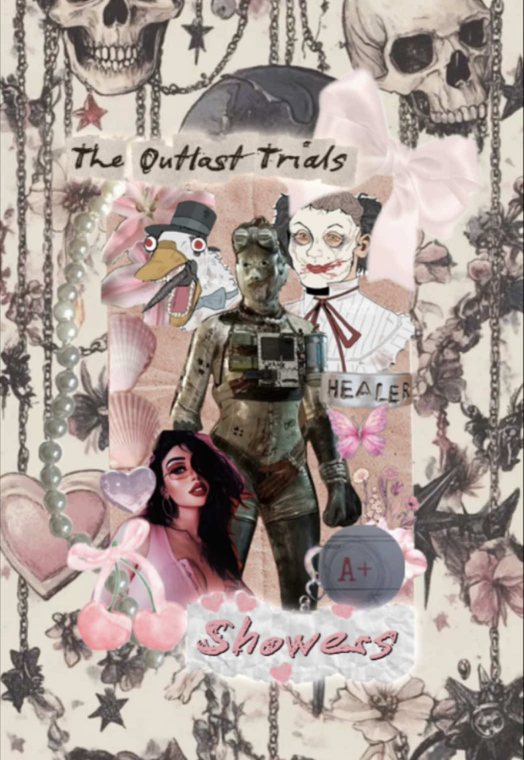 He was doing the obj and I was trying to save our team 😂 #outlast #theoutlasttrials #horrorgaming #showerthoughts #outlasttrials  @Ms Honey 🍯 