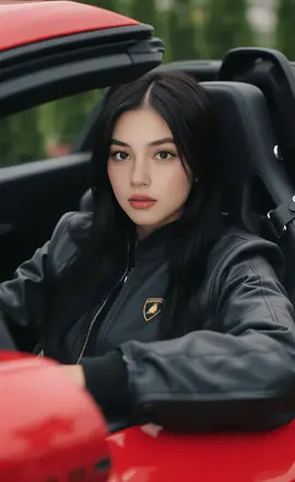 driving my red lamborghini . Try this red lamborghini ai effect. 