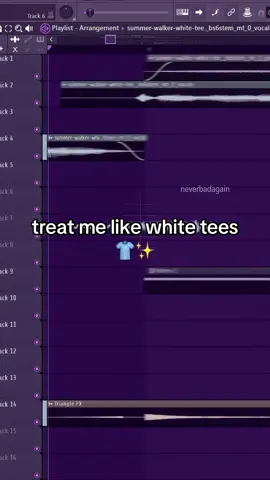 treat me like white tees, dont get me dirty 😏🫦 #jersey #summerwalker #producertok #trendingsong #neverbadagain 