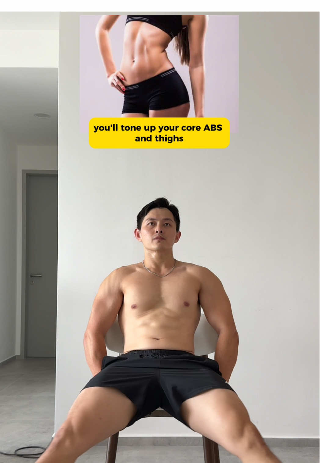 Sculpt your abs and train your core at home💪🏼😌 #fyp #exercise #homeworkout #health #wellness 