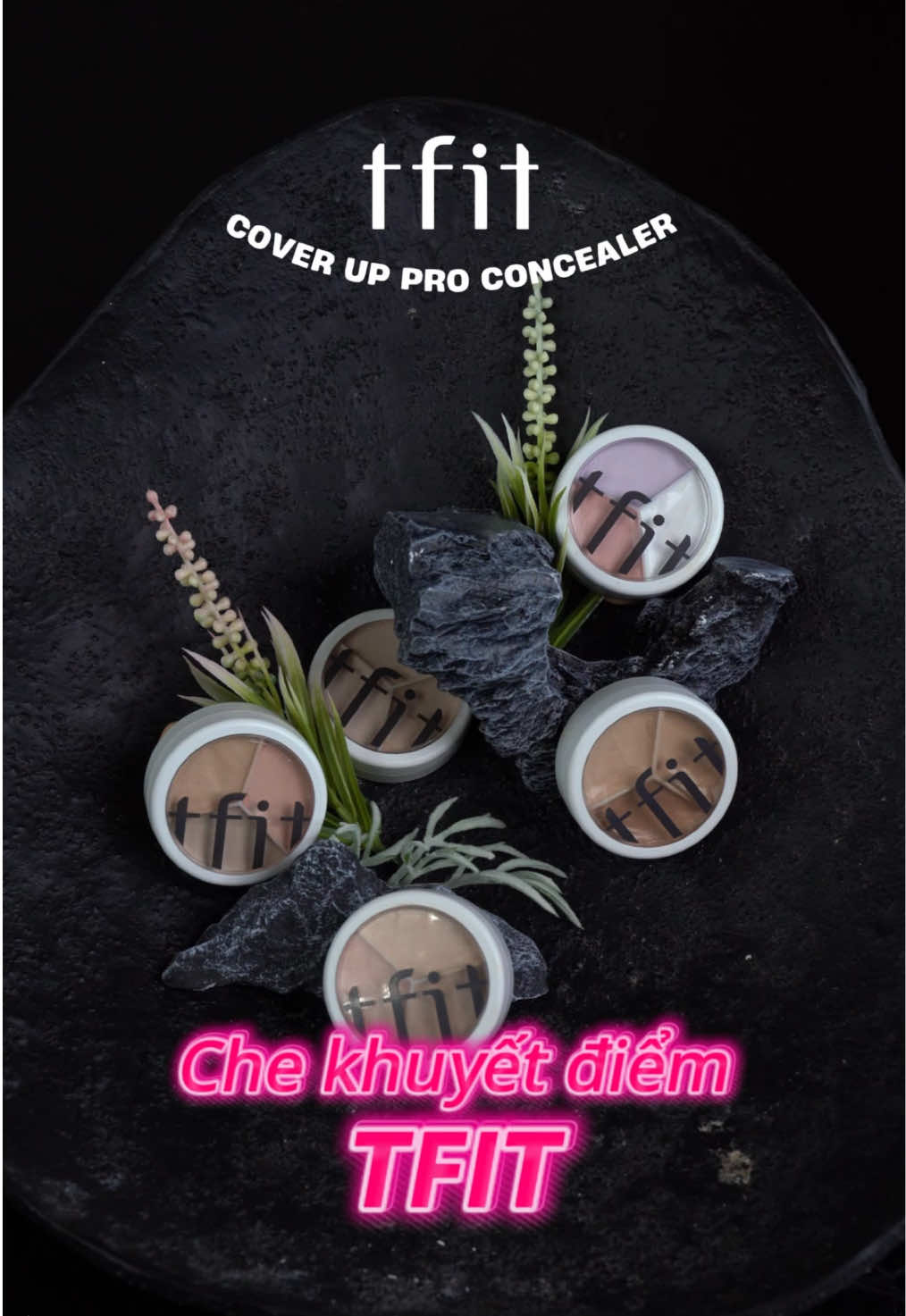 Che khuyết điểm TFIT chất mịn, dễ tán, độ che phủ cao 🤩 #tfit #chekhuyetdiem #thuvienmakeup #concealer #goclamdep 