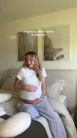 the only thing helping me fall asleep + stay asleep these days🌙☁️🕯️ @Babybub  #babybub #pregnancypillow #pregnancyjourney #firsttimemom #pregnancytiktok 