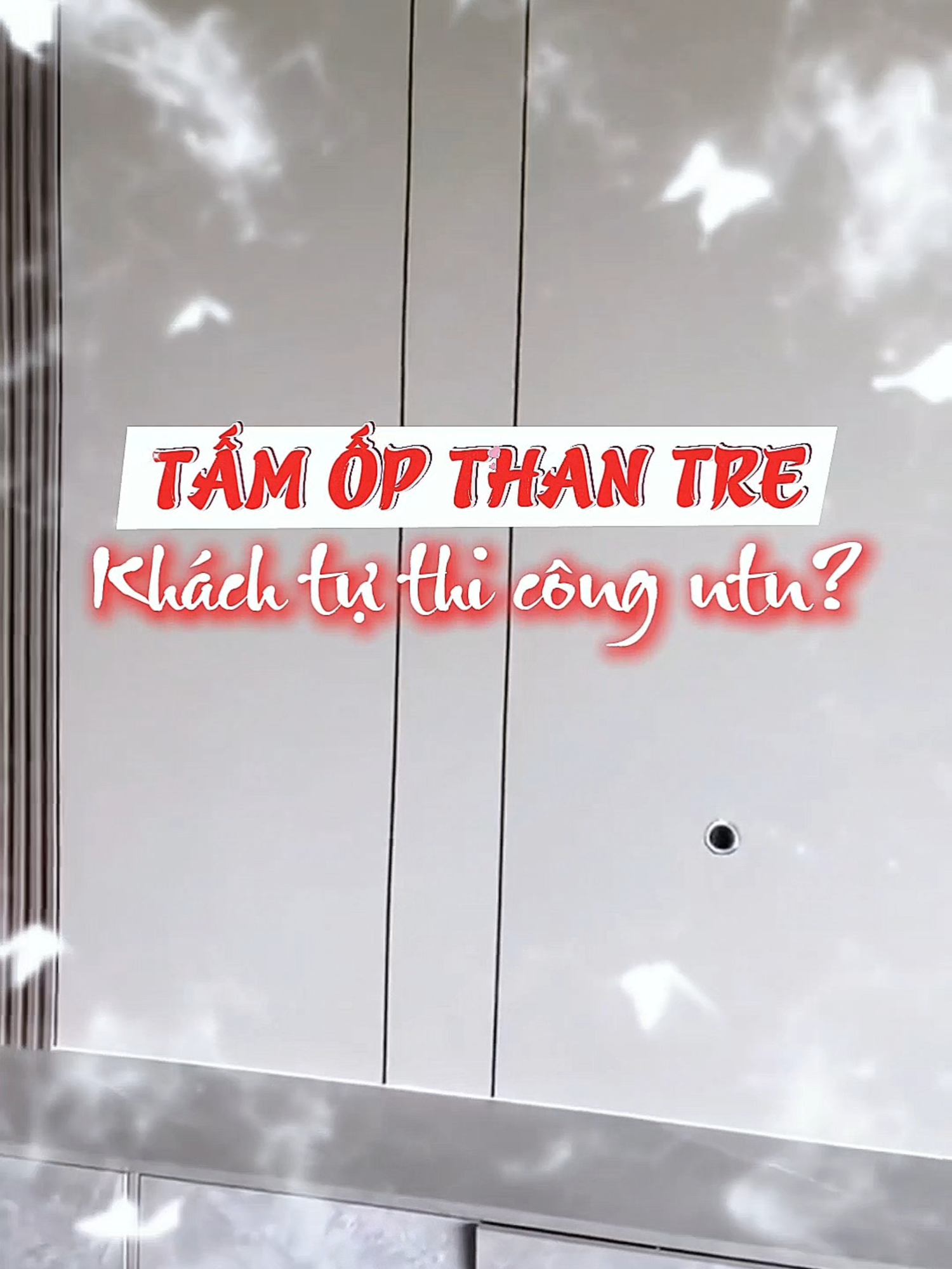 ✨ Tường nhà lột xác sau 1 ngày – khách tự thi công tấm ốp than tre Hùng Việt!#tamopthantre #HungViet #TrangTriNoiThat #Tamopvanda #tamopvango #NoiThatThongMinh #PETPanel #bangmautamop