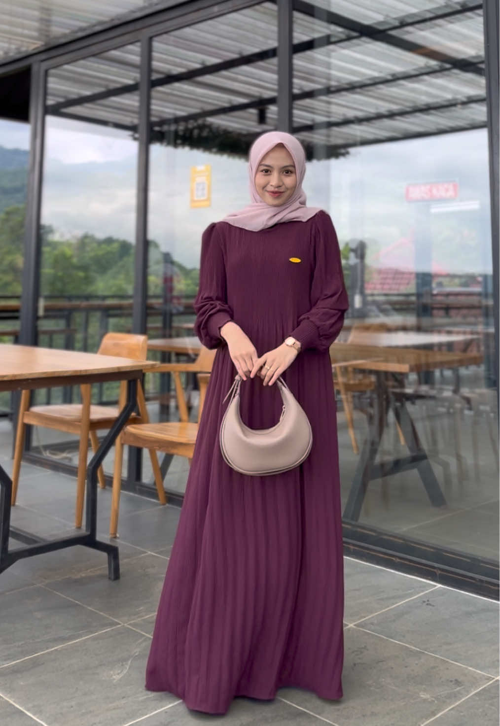 Gamis plisket premium 🫶🏻 #gamisplisket #gamis #dress 