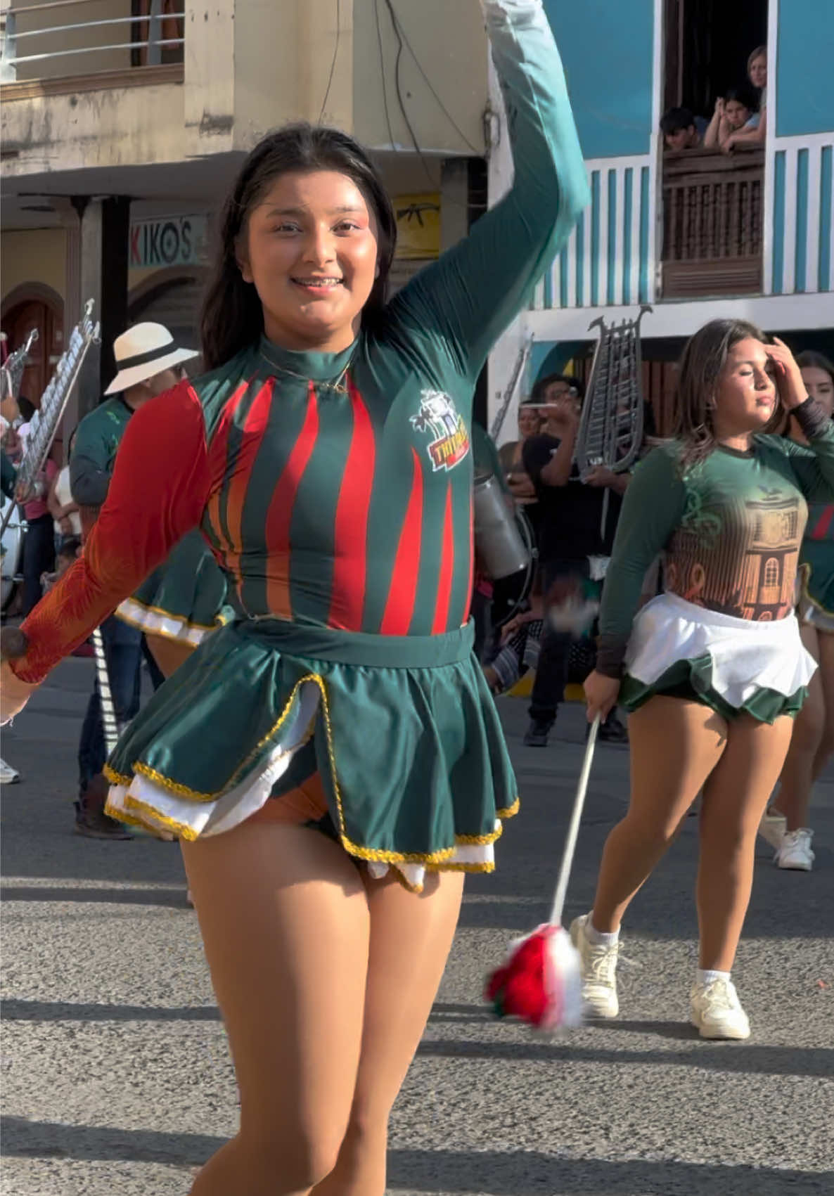 Bonita bastonera bailando❇️❤️  #bastoneras  #choneralinda❤💕💕😍 