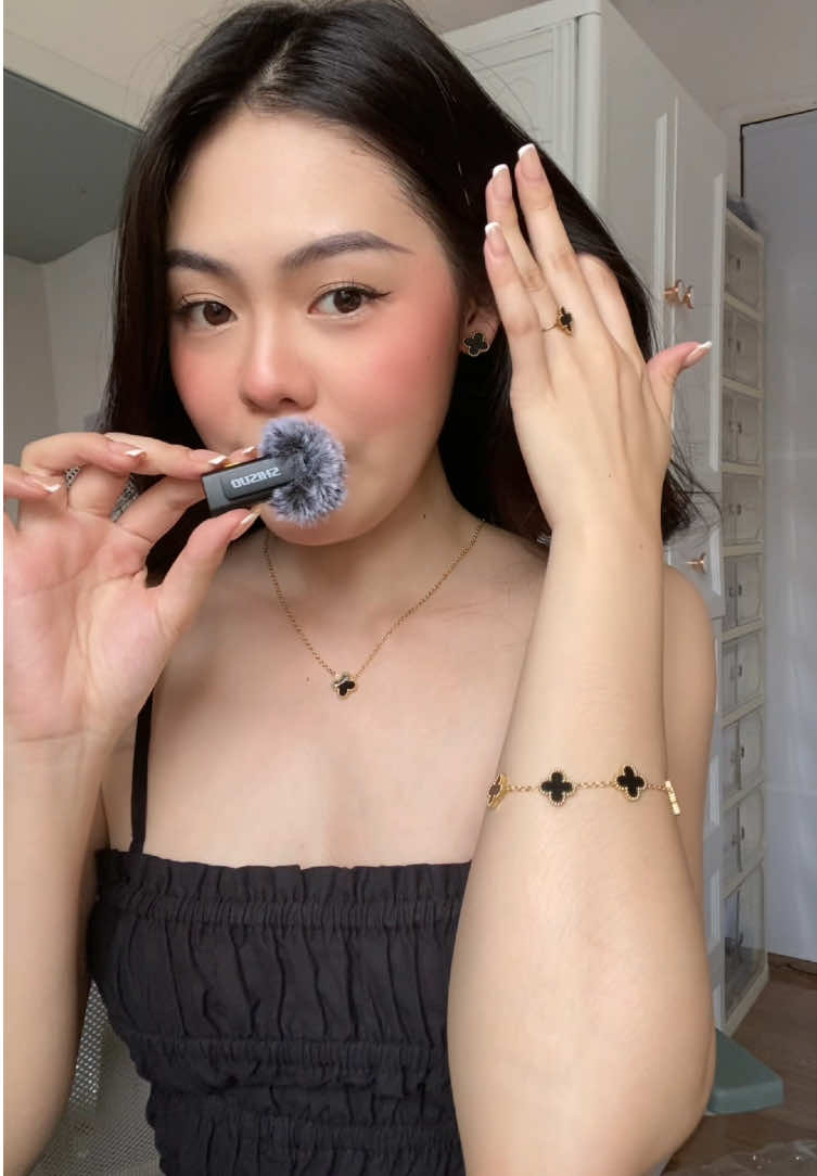 Ang cute nito guys isang set na sya  ganda pang terno sa mga outfits😁 #fyp #tiktok #accessories #jewelry #fourleafclover 