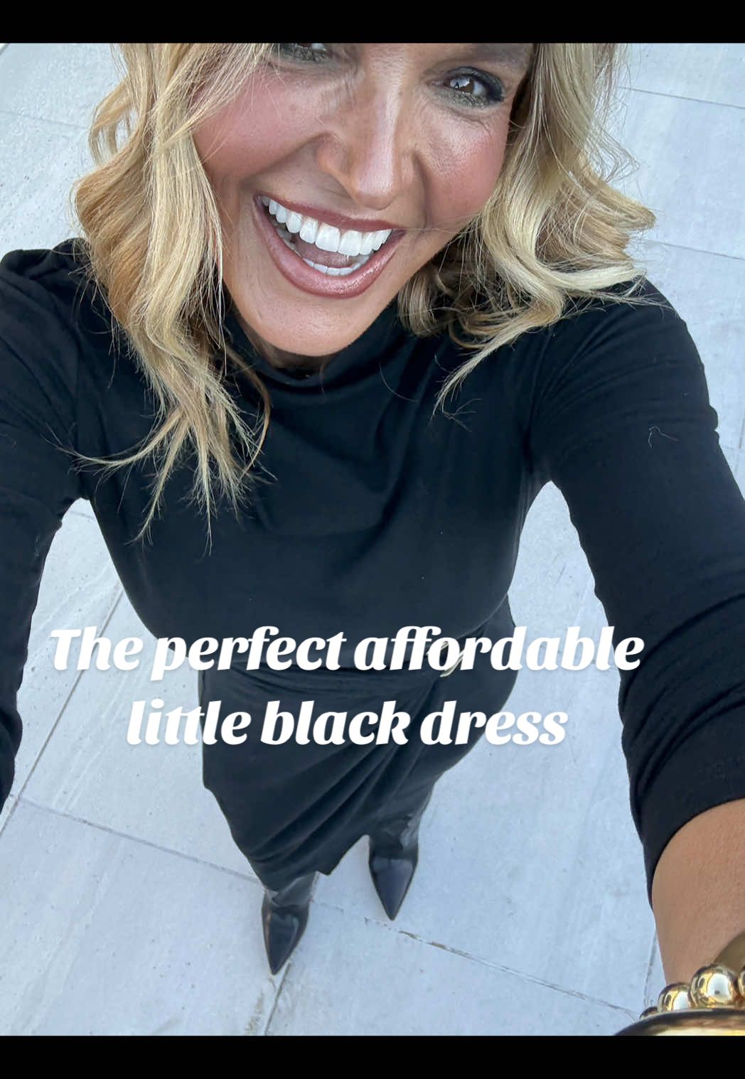The perfect affordable little black dress🔥 Friday night girls night! Going to a party and don’t know what to wear …this amazon dress and boots are the perfect pieces to help make you look and feel your best! You are the special occasion get dressed for it!  Affordable fall fashion!  #blackdress #lbd #cocktaildresses #amazonfinds #affordablefashion 
