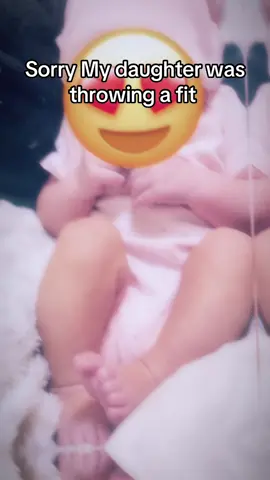 Sorry my daughter was throwing a fit #fyp #foryou #babygirloutfit #trendingnow #babiesoftiktok 