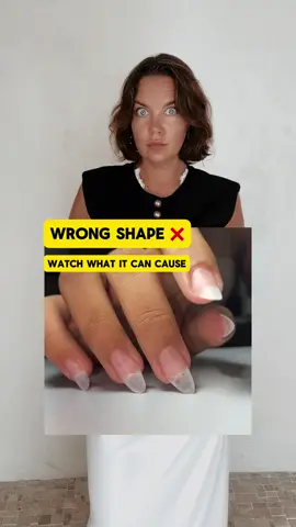 Wrong nail shape . #nails more info on my Insta page . 