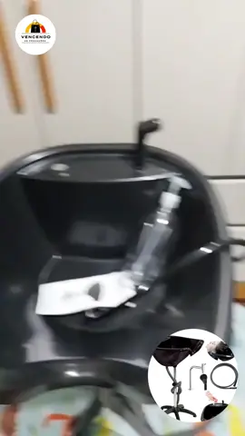 Lavatório Portátil Cuba Preto #vendas 