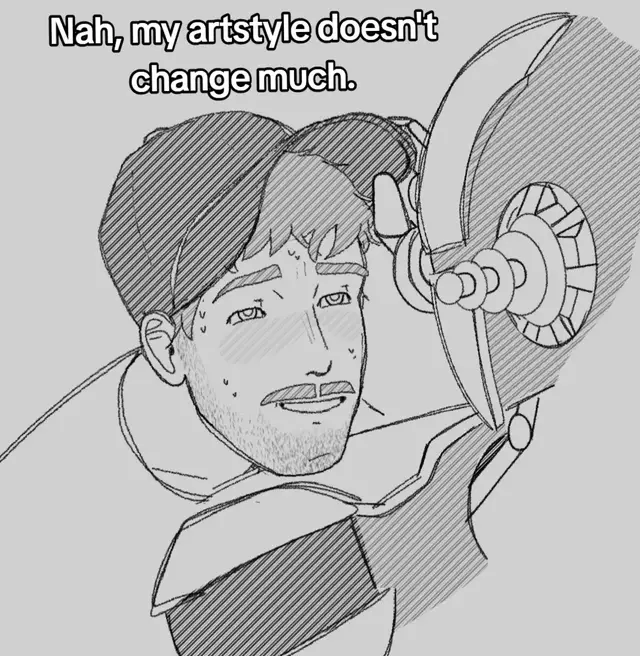 man I don't have a consistent art style at ALL when I'm drawing Flint & Astra. #fyp #digitalart #fallout #oc #gaming 