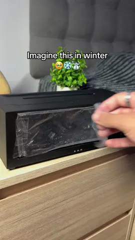 Every room needs this 😍🪵🔥 #humidifier #diffuser #romedecor #relax #bonifire 