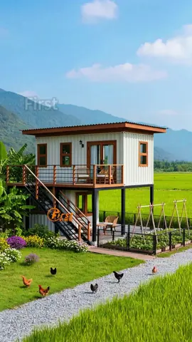 First Prefab villa #prefabhouse #tinyhouse #shippingcontainerhouse #tinyhome #housedesign 