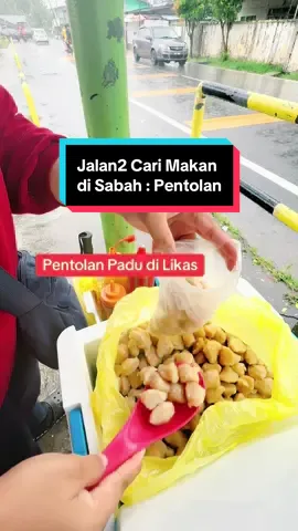 Naaa kalau kamu p Sabah, lagi2 area KK menyinggah lah kamu di Likas tempat c @Tiqah bungs . Puas hati aa Pentolan nya, pedas2 nya lagi, baru banyak aaa portion nya. RM5 tabollo2 sudah kenyang kamu layan ni Pentolan. 