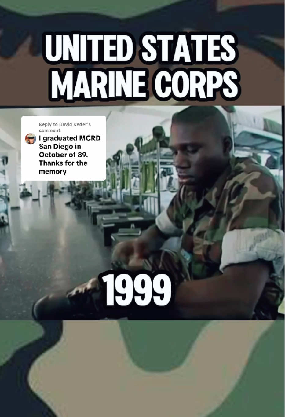 Replying to @David Reder #mcrdsandiego #mcrdsandiego1999 #classicmilitary #marinecorps 