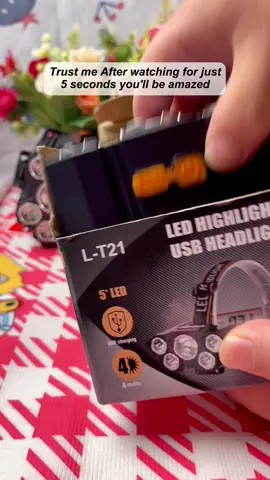 This headlight is super bright!great for biking,hiking,or emergencies!#fyp #fypシ #fypage #lamp #headlamp #worklight #tiktokshop 