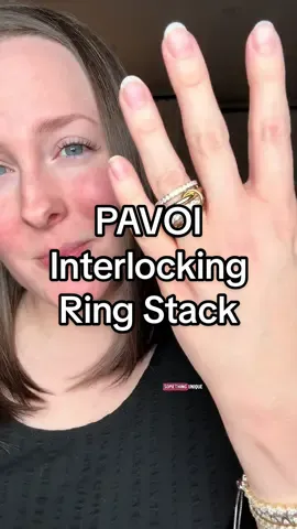 The PAVOI interlocking ring stack is finally back in stock…and I ordered two different styles since I missed out the first time 🫣 Loving these mixed metals rings! #pavoijewelry #interlockingrings #pavoiringstack #pavoirings #mixedmetaljewelry 