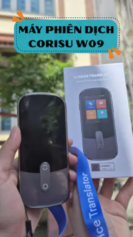 Máy phiên dịch CORISU W09 dịch không cần mạng 15 ngôn ngữ, thiết kế nhỏ gọn, tiện lợi #mayphiendich #translate #hocngonngu #hoctiengtrung #viral 