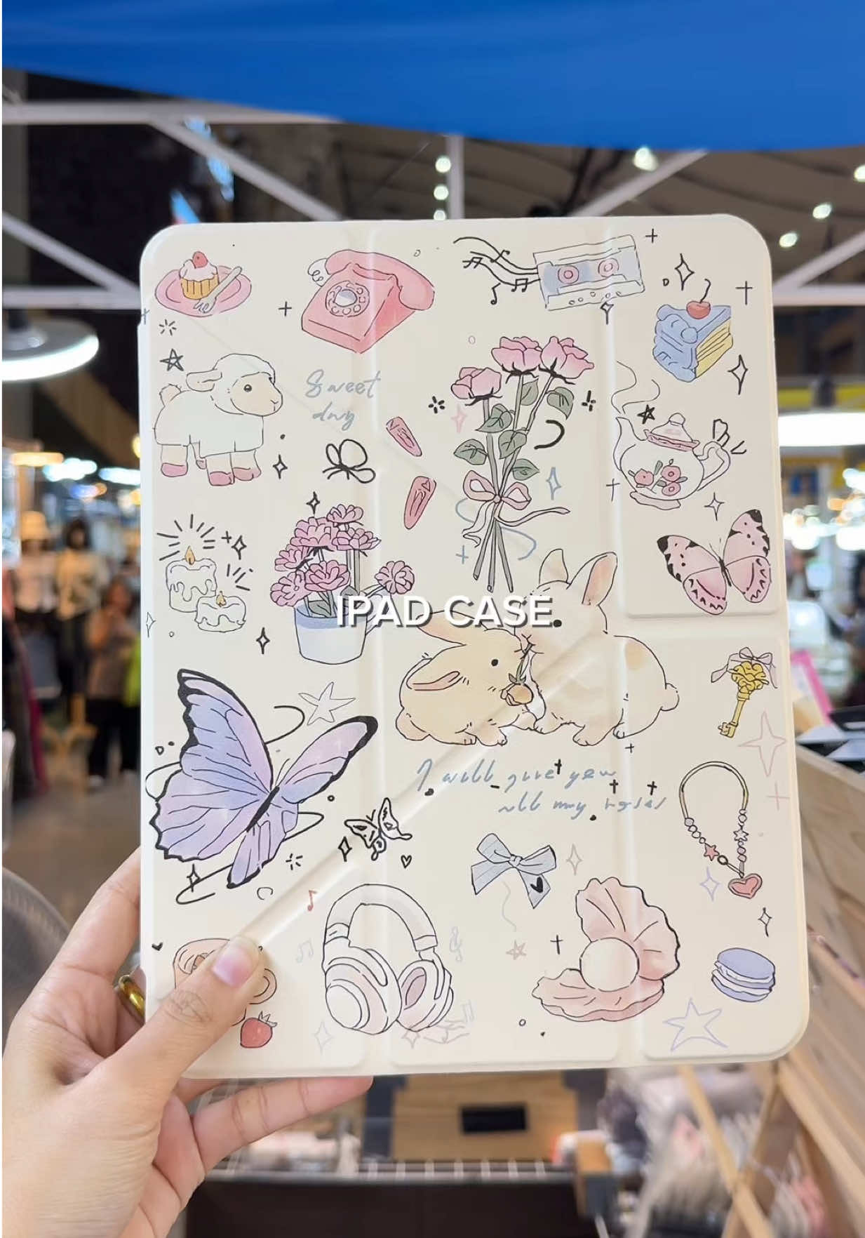 เคสไอแพดลายน่ารักๆ เก็บปากกาได้ ลายน่ารักสดใสมาก  พับตั้งได้หลายแบบ #เคสไอแพด #เคสไอแพดมีที่เก็บปากกา #เคสไอแพดน่ารัก #เคสไอแพดหมุนได้360องศา #เคสipad 