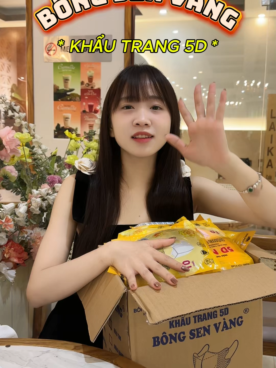 Khẩu trang 5d siêu tiện siêu dẹp #bongsenvang #hangtieudung #review #xuhuong