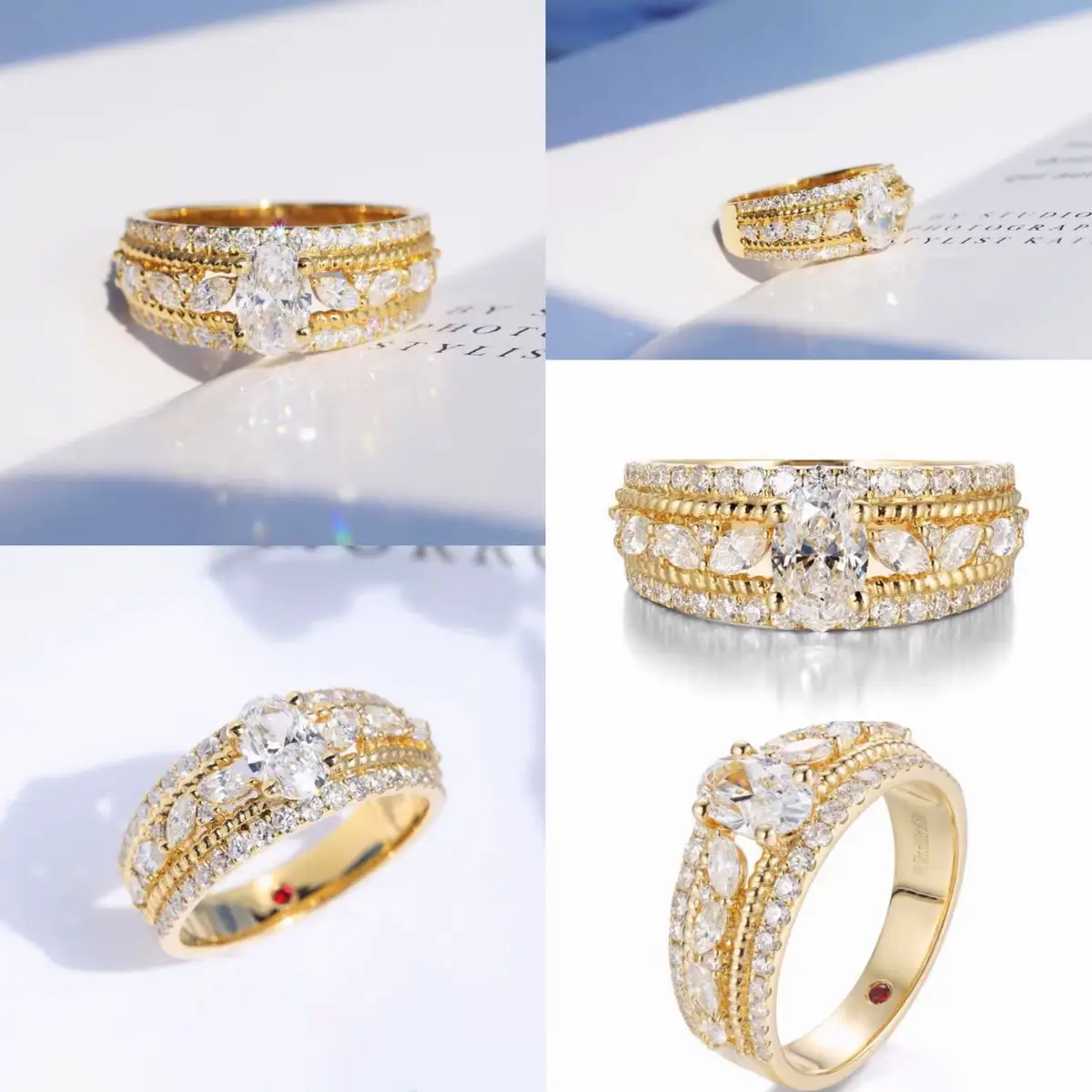 𝐆𝐎𝐑𝐆𝐄𝐎𝐔𝐒 𝟑 – 𝐕𝐄̉ Đ𝐄̣𝐏 Đ𝐄̂́𝐍 𝐓𝐔̛̀ 𝐒𝐔̛̣ 𝐓𝐈𝐍𝐇 𝐓𝐄̂́ 𝐇𝐎𝐀̀𝐍 𝐇𝐀̉𝐎 Tâm điểm của mẫu nhẫn là viên kim cương chủ hình oval 1 carat, đạt chứng nhận GIA quốc tế, với tỷ lệ lý tưởng (7.6 x 5.6 x 3.6mm), mang màu sắc D–F và độ tinh khiết VS trở lên. Không chỉ sáng mà là kiểu sáng “có chiều sâu”, tạo nên ánh nhìn hút hồn khi bắt ánh nắng. Phối hợp hoàn hảo với viên chủ là hệ kim cương phụ (0.84ct) gồm đủ các dáng: Marquise – Round – Brilliant Cut, được sắp xếp đối xứng tạo thành hiệu ứng vầng sáng lan toả. Toàn bộ được nạm kín trên nền vàng 18K bản lớn 8mm, với điểm nhấn là hai hàng hạt bi vàng cổ điển đan xen, tạo chiều sâu và sự sang trọng cực kỳ ấn tượng. - 18K GOLD - Viên chủ Oval: 1 carat, 7.6 x 5.6 x 3.6 mm, kiểm định GIA - Kim phụ: 0.84 carat - Bản: 8mm - Giá: 133.300.000 𝗟𝗨𝗝𝗜 - Khác biệt chế tác! ------------------------- ▫️ Tặng thẻ Vip với nhiều đặc quyền từ LUJI ▫️ Showroom: 𝟭𝟱𝟴 𝗣𝗵𝗼̂́ 𝗛𝘂𝗲̂́- 𝗛𝗮𝗶 𝗕𝗮̀ 𝗧𝗿𝘂̛𝗻𝗴- 𝗛𝗮̀ 𝗡𝗼̣̂𝗶 ▫️ Hotline - Viber - Zalo - Imess : 𝟬𝟵𝟮𝟱𝟴𝟵𝟬𝟬𝟬𝟬 ▫️ Website / Fanpage / Instagram : 𝗟𝗨𝗝𝗜.𝗩𝗡 #nhẫn #trang_sức #luji_jewelry