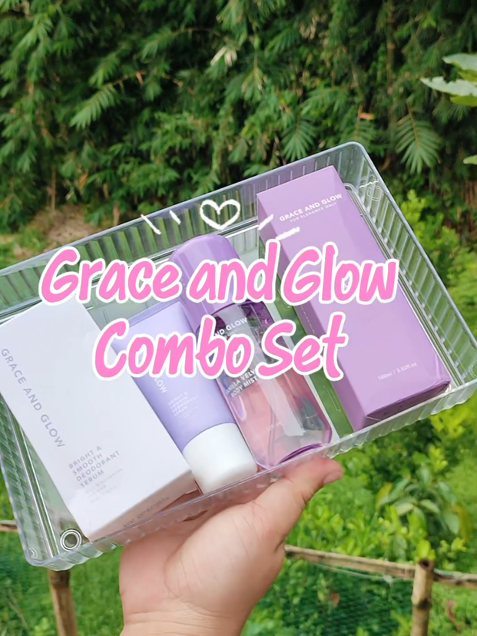 Grace and Glow 2in1 Bright & Smooth Deodorant Serum Roll On + Vanilla Velvet Body Mist #GraceAndGlow 