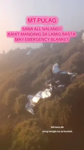 Buti nalang may emergency blanket #emergencyblanket #thermalblanket #fyp 