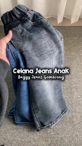 Dari banyaknya jeans anak, cuma ini yg paling aku suka 😭✨💯 #jeansanak #celanajeansanak #baggyjeansanak 