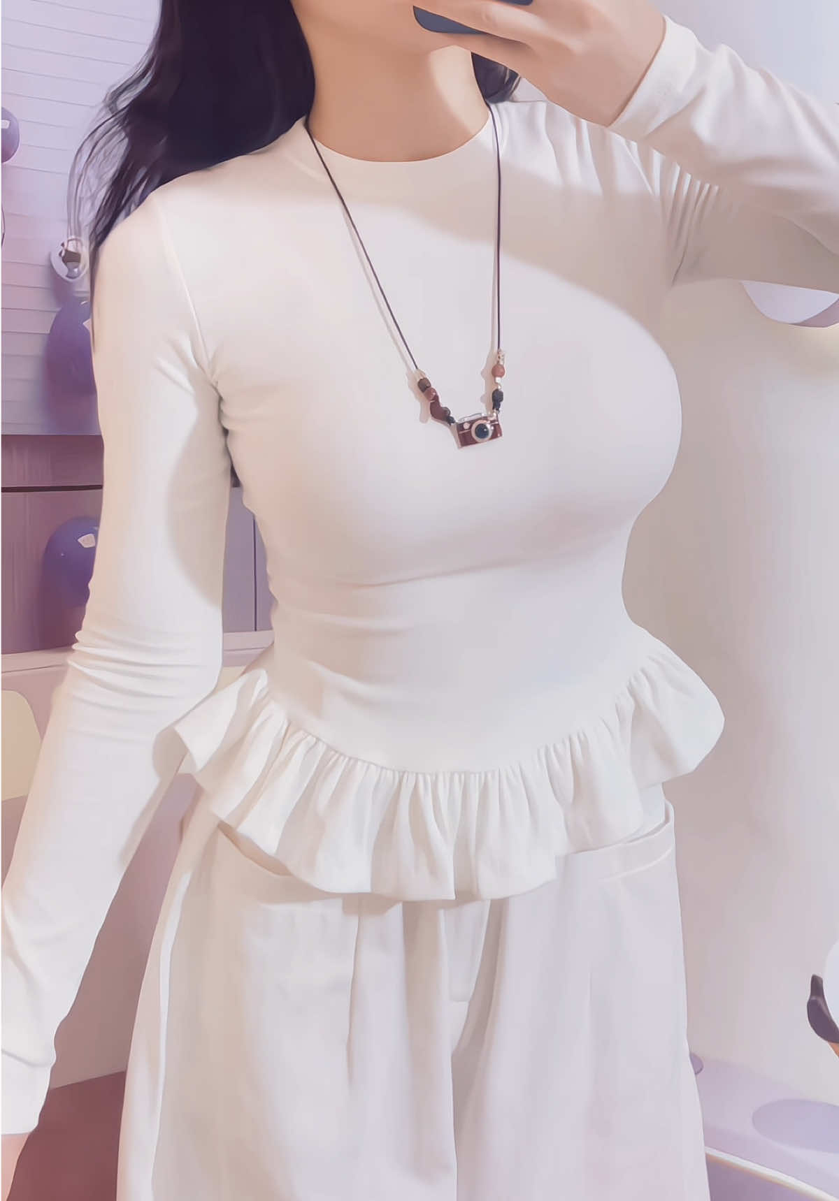 Trắng tinh 👌#haha52 #hottrend #phoidoxinh #outfitideas #aothun 