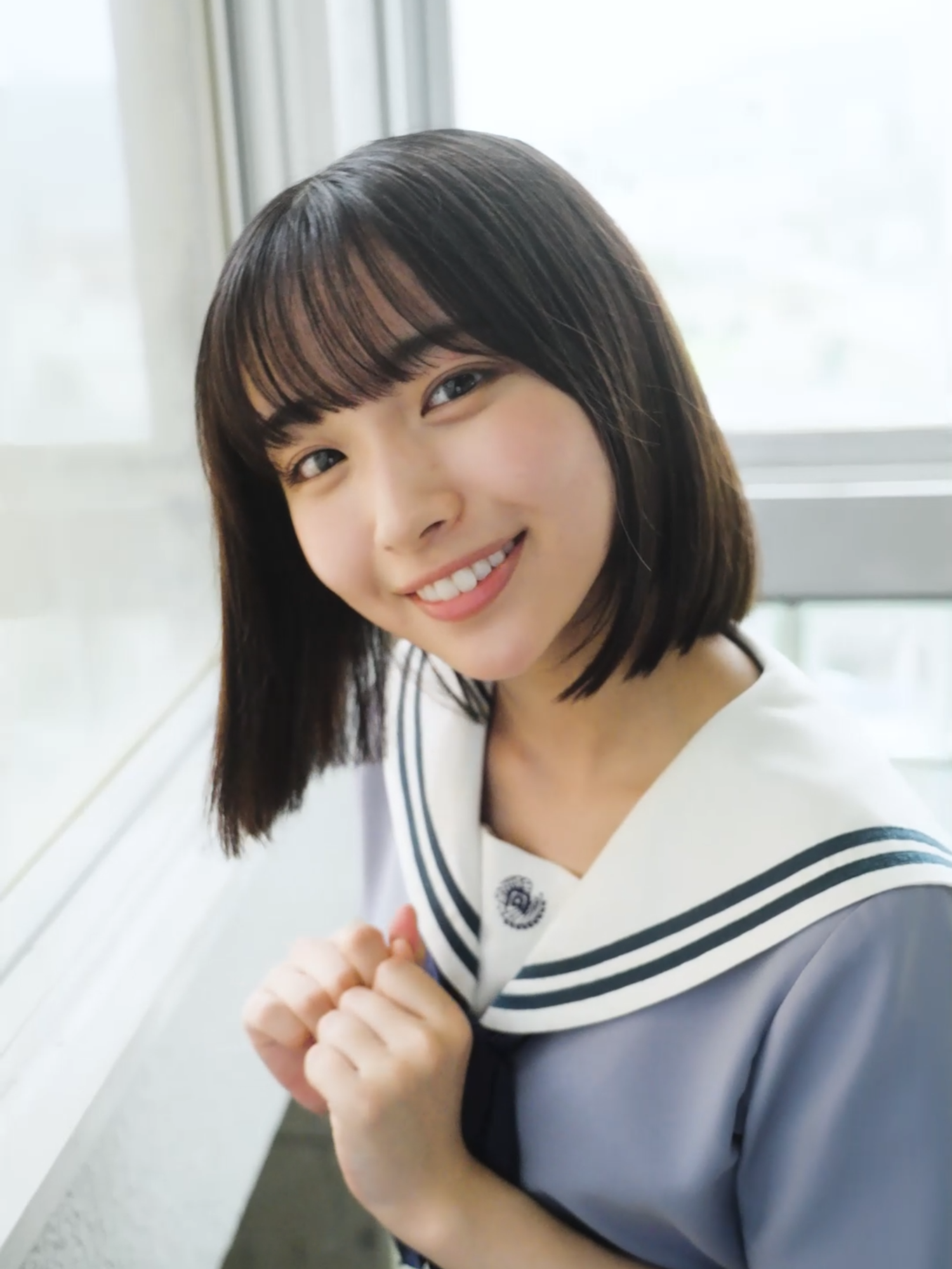 🌻日向坂総合高校一年生紹介🌈『先輩、初めまして！』ムービーは #ひなこい のアプリで毎日12時に先行公開中！❤️#大野愛実 ❤️