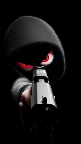 左下のリンクから同じ動的壁紙をダウンロード！闇に紅く光る目を持つ人が拳銃を構える姿の動き壁紙！ダイナミック壁紙 アニメ，壁紙動く、壁紙かっこいい、壁紙高画質、ダイナミック壁紙ios 26、ロックスクリーン壁紙、livewallpapers、 dynamicwallpaper#動的壁紙 #livewallpaper #capcut #capcutforus #capcutpioneer 