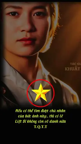 Hy vọng sớm tìm được chủ nhân hoặc gia đình của chủ nhân bức ảnh này ❤ #toquoctrongtim_2025 