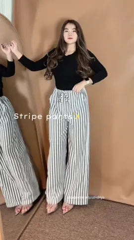 Rekomendasi celana panjang stripe wanita #celanapanjangwanita #celanastripe #celanawanita 
