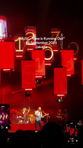 MUSE - Time is Running Out. Live Jakarta 19 September 2025 💥🔥 #muse #jakarta #2025