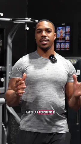 Alleviate knee pain and stiffness from Patellar Tendinopathy  To clarify, the best way to start loading the tendon to get out of pain is isometrics and eccentric exercises but the goal is always to progress fully to concentric exercise 👍🏾 #kneepain #kneepainrelief #patellartendinopathy #gym #fyp 