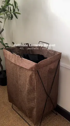 ngayon ko lang alam na pwde palang maging aesthetic yong mga labahin ko 😂🫣 #foldablelaundrybasket #laundrybasket #homebuddies 