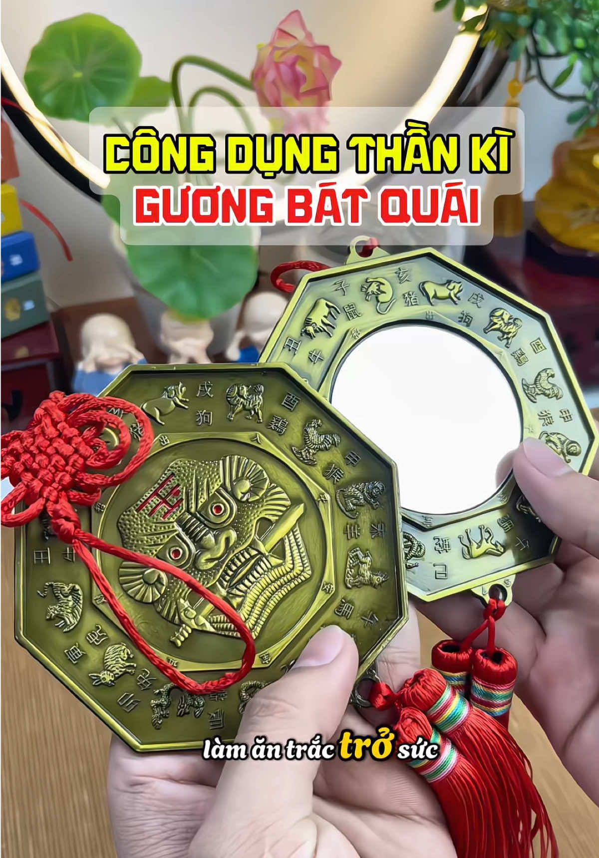 Gương Bát Quái Âm Dương #guongbatquai #batquaiamduong #totamquangphongthuy #xuhuong #phongthuy 
