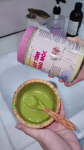 Có bà nào thử tắm bột mà hiệu quả bất ngờ hơn ủ chưa #ubottrangda #cami #skincareroutine #botthaomoc 