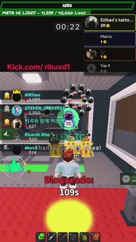 La primera batallita🎉🎊 Gracias por todo su apoyo 👋💪😁 #robaunbrairont #robloxgames  #tiktoklive #livehighlights 