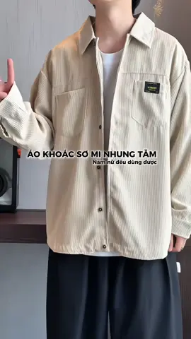 Áo khoác sơ mi nhung tăm #videoviral #ao #aosomi #aokhoac #xuhuongtiktok 